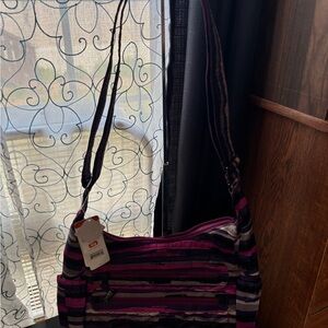 Lug Camper Shoulder Bag - Painted Rose